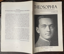 THEOSOPHIA MAGAZINE, Summer 1981 - THEOSOPHICAL Journal, DE ZIRKOFF Tribute