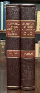 1820 - MAGNALIA AMERICANA: ECCLESIASTICAL HISTORY OF NEW ENGLAND - COTTON MATHER