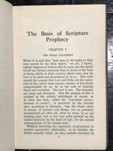 SEPHARIAL - THE BASIS OF SCRIPTURE PROPHECY, 1st/1st 1920 - BIBLICAL PROPHECY