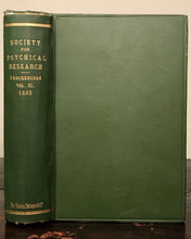 1895 - SOCIETY FOR PSYCHICAL RESEARCH - OCCULT SPIRITUALISM MAGIC GHOSTS PSYCHIC