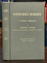 POSTHUMOUS HUMANITY: STUDY OF PHANTOMS - 1981 WEREWOLVES VAMPIRES GHOSTS INCUBI