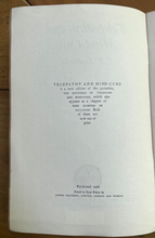 TELEPATHY & MIND-CURE - Leadbeater, 1926 - THEOSOPHY OCCULT MENTAL SPIRIT