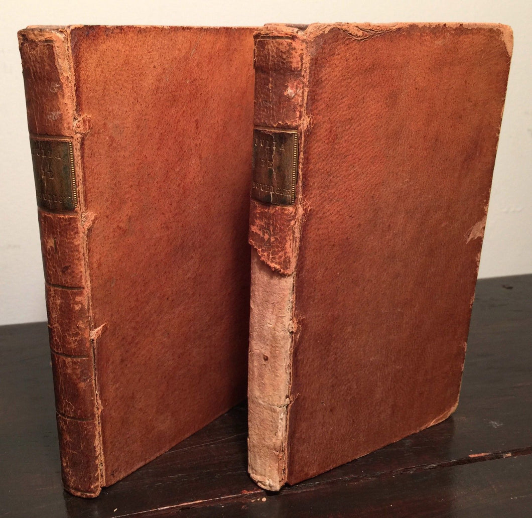 JULIA DE ROUBIGNE, A Tale In a Series of Letters. Henry Mackenzie 3rd Ed. 1782