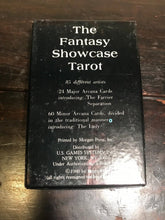 FANTASY SHOWCASE TAROT - B. Pelz - 1st Ed, 1980 - Collaborative Tarot Deck, OOP