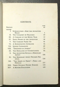 MY ADVENTURE INTO SPIRITUALISM - Howard, 1st 1935 - PSYCHIC SPIRITS AFTERLIFE