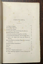 REVELATION MYTHOLOGY CORRESPONDENCES - 1st 1887 SIGNED - MYTHOLOGY LEGENDS