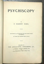 PSYCHISCOPY - 1st Ed, 1905 ASTROLOGY ZODIAC METAPHYSICS DIVINATION PROPHECY