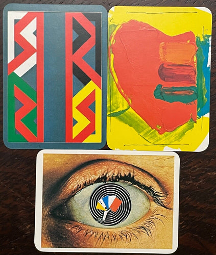 DECK OF CARDS - 56 BRITISH MODERN ARTISTS ART CARDS - A. DRISCOLL, 1979