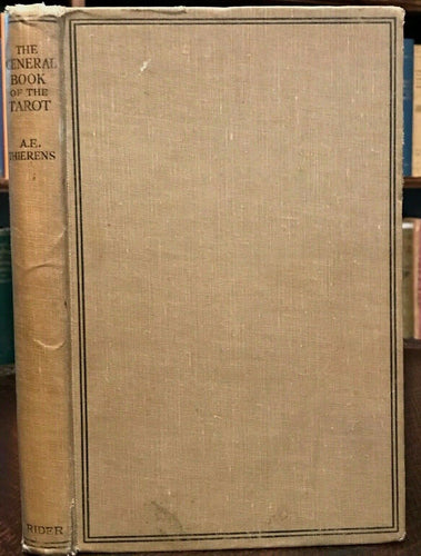 A.E. THIERENS - THE GENERAL BOOK OF THE TAROT, 1st 1928, A.E. WAITE - Divination