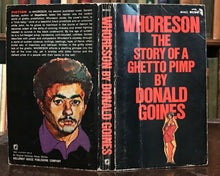 WHORESON: STORY OF A GHETTO PIMP - Donald Goines 1st Ed/Stated 1st Printing 1972