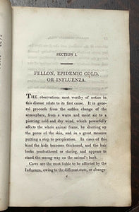 EVERY MAN HIS OWN CATTLE DOCTOR - 1st 1817 VETERINARY MEDICINE LIVESTOCK FARMING