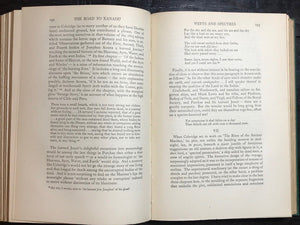 1927 - THE ROAD TO XANADU by JOHN LOWES, 1st/1st - COLERIDGE Poetry Analysis