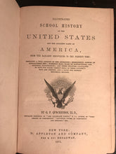 SCHOOL HISTORY OF THE UNITED STATES by G.P. Quakenbos, 200+ Illustrations, 1871