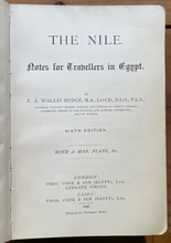 THE NILE: NOTES FOR TRAVELLERS IN EGYPT - Budge, 1898 - EGYPTOLOGY CULTURE ART