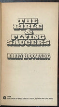 BIBLE AND FLYING SAUCERS - Downing, 1970 - ANCIENT ALIEN ASTRONAUTS - SIGNED