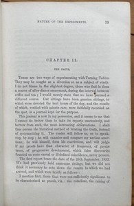 TREATISE ON TURNING TABLES - Gasparin, 1st 1857 - OCCULT SUPERNATURAL SPIRITS