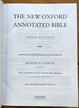 NEW OXFORD ANNOTATED BIBLE - Easton Press - Leather, Apocryphal/Deuterocanonical