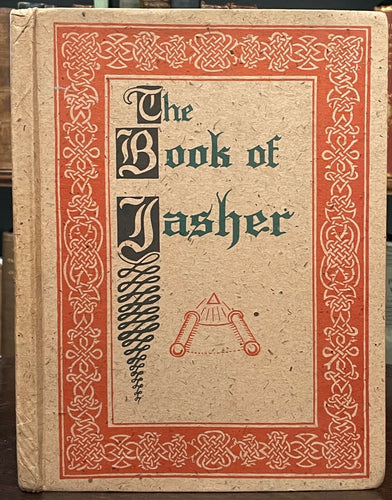 1938 BOOK OF JASHER, SACRED BOOK OF THE BIBLE - ROSICRUCIAN AMORC MAGICK JEWS