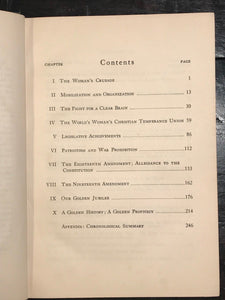 SIGNED - ELIZABETH GORDON - WOMEN TORCH-BEARERS - 1st, 1924 CHRISTIAN TEMPERANCE
