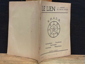 LE LIEN FRENCH OCCULT MAGAZINE - MAY-JUNE 1963 ASTROLOGY SPIRIT MATTER