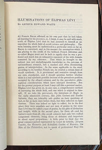 THE OCCULT REVIEW - Vol 34 (6 Issues), 1921 ALCHEMY WITCHCRAFT DIVINATION MAGICK