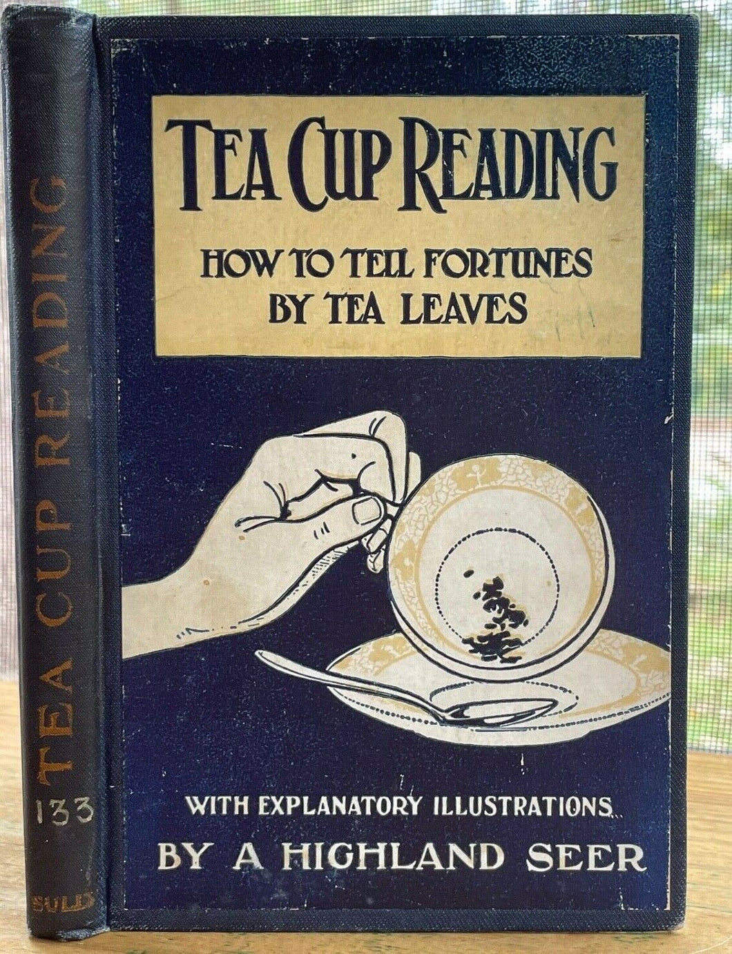 TEA CUP READING: HOW TO TELL FORTUNES BY TEA LEAVES - 1st 1920 DIVINATION OCCULT