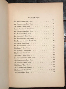 FRANK MARSHALL - CHESS MASTERPIECES, 1st/1st 1928 HC/DJ - CHESS MASTER