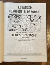 AD&D DEITIES & DEMIGODS - Ward, 1st 1980 - ADVANCED DUNGEONS & DRAGONS #2013