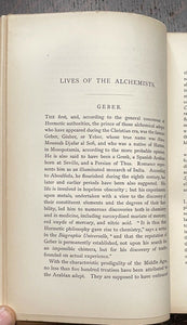 LIVES OF ALCHEMYSTICAL PHILOSOPHERS - A.E. WAITE, 1st 1888 - HERMETIC ALCHEMY