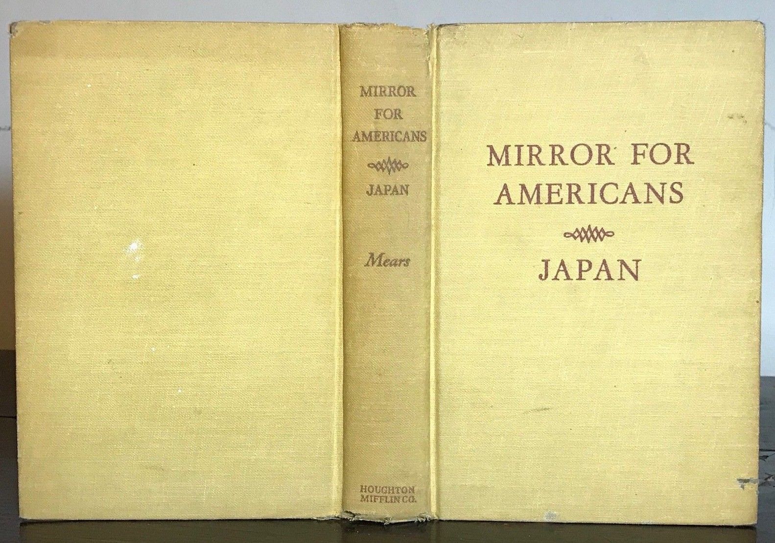 SIGNED REVIEW COPY, HELEN MEARS - MIRROR FOR AMERICANS 1st