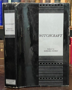 WITCHCRAFT - 1st Ed, 1972 - WITCHES WICCA OCCULT WITCH TRIALS PERSECUTION SATAN