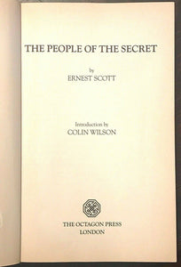 PEOPLE OF THE SECRET - Scott, 1st Ed 1985 SECRET SOCIETIES GUARDIANS EVOLUTION