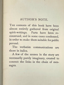 BRIDGE OF LIGHT - 1st 1899 - OCCULT, SPIRIT-WRITINGS, AFTERLIFE, SPIRITUALISM