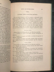 SIGNED - Law of Vital Transfusion & Phenomenon of Consciousness - C. Reed, 1921