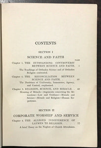 SCIENCE AND IMMORTALITY - Lodge, 1909 - FAITH RELIGION MIRACLES IMMORTAL SOUL