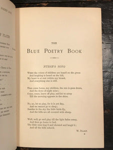 THE BLUE POETRY BOOK - Andrew Lang, HJ Ford Illustrations - 1912