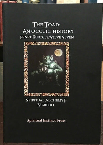 THE TOAD: AN OCCULT HISTORY - 1st Ed, 2016 NUMBERED & SIGNED - MAGICK WITCHCRAFT