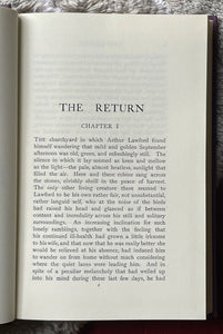 THE RETURN - Arno Press / De la Mare, 1st 1976 - GHOST STORY POSSESSION HAUNTING