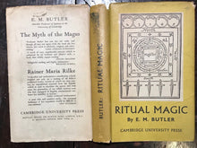 RITUAL MAGIC, E.M. Butler, TRUE 1st/1st 1949 HC/DJ - WITCHCRAFT DEMONOLOGY MAGIC