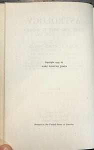 ASTROLOGY HOW AND WHY IT WORKS - Jones, 1st 1945 - HOROSCOPE DIVINATION ZODIAC