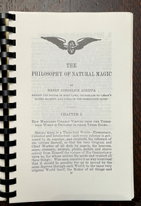 PHILOSOPHY OF NATURAL MAGIC - Agrippa, 1972 - GRIMOIRE MAGICK DIVINATION SORCERY