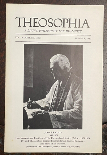 THEOSOPHIA MAGAZINE, Summer 1980 - THEOSOPHICAL Journal, MASTERS GURUS