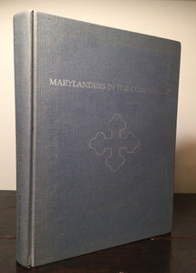 MARYLANDERS IN THE CONFEDERACY by Daniel Hartzler - 1st Edition 1986, CIVIL WAR