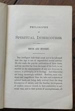 PHILOSOPHY OF SPIRITUAL INTERCOURSE - Davis, 1910 - AFTERLIFE GOOD EVIL SPIRITS