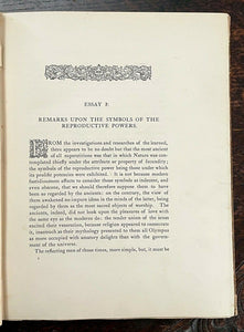 APHRODISIACS AND ANTI-APHRODISIACS - 1st 1869 - HISTORY OF SEX, PHALLIC WORSHIP