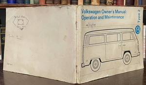 1974 - VW VOLKSWAGEN BUS TYPE 2 - OWNER'S MANUAL + ORIGINAL ID CARD