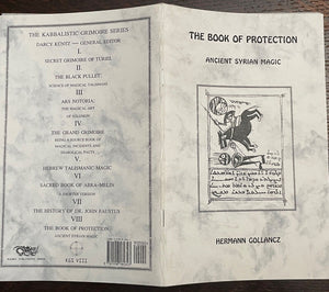 BOOK OF PROTECTION - 2001 - ANCIENT SYRIAN MAGICK BINDING SPELLS GRIMOIRE