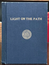 LIGHT ON THE PATH - Collins, 1910 - THEOSOPHY EASTERN SPIRITUAL ENLIGHTENMENT