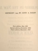 ALICE A. BAILEY ~ DISCIPLESHIP IN THE NEW AGE, 3rd Edition 1948 Occult