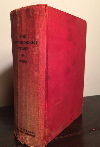 FIRST HUNDRED YEARS: SHORT HISTORY COBB COUNTY GEORGIA S.Temple 1st 1935, SIGNED
